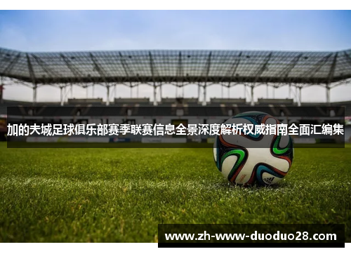 加的夫城足球俱乐部赛季联赛信息全景深度解析权威指南全面汇编集