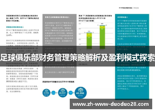 足球俱乐部财务管理策略解析及盈利模式探索